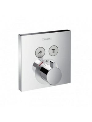 Hansgrohe, ShowerSelect termoszttos csaptelep, 2 fogyaszthoz, falsk alatti szerelshez, 15763000