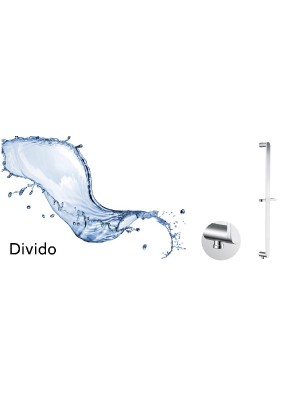 Wellis, Divido Water zuhanyoszlop, vzcsatlakozssal, WZ00092, 13*7,9*70 cm