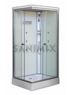 Sanimix, hidromasszzs zuhanykabin, 100*80*215 cm, 22.8708