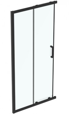 Ideal Standard, Connect 2 szgletes zuhanykabin 100x100 cm, natur veg, 6mm, fekete, K9262V3
