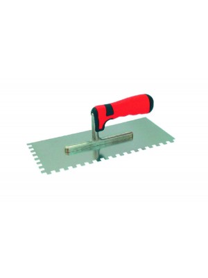 Rozsdamentes fogazott glettel piros nyllel (nmet, profi) SOFT 280x130/6x6mm (cikk : 3213286)
