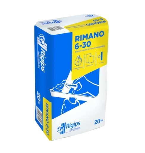 Rigips Rimano 6-30 Gipszes vakolat 20 kg
