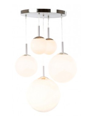 Globo, Balla, Fggesztk matt krm, veg opl,  BxH:450x800, exkl. 2xE27 60W 230V, 3xE27 60W 230V, 1581-5