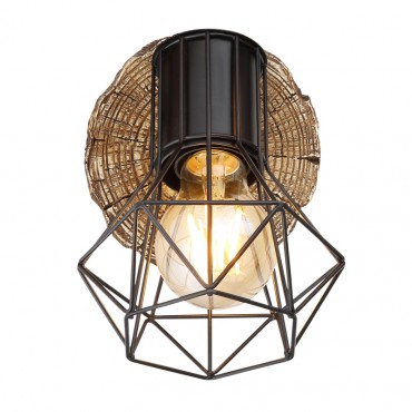 Globo, Priska Spotlmpa fm fekete, manyag fa megjelens, 54017W-1