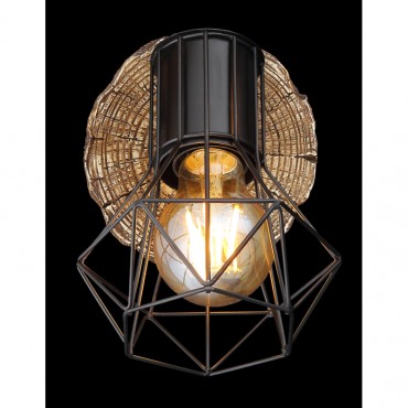 Globo, Priska Spotlmpa fm fekete, manyag fa megjelens, 54017W-1