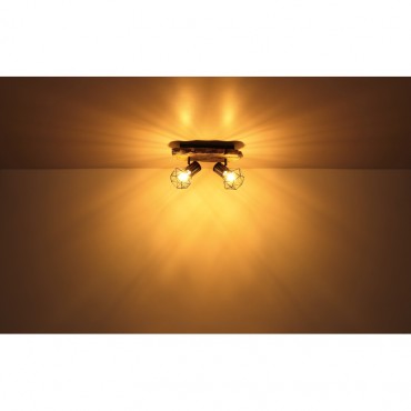 Globo, Priska Spotlmpa fm fekete, manyag fa megjelens, 54017W-1