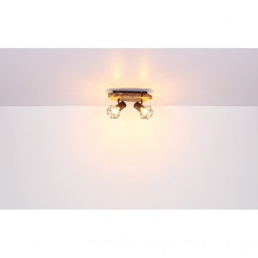 Globo, Priska Spotlmpa fm fekete, manyag fa megjelens, 54017W-1