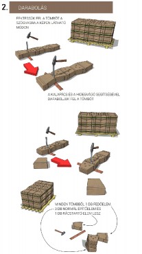 KK Kavics Beton, Lisszabon tmfal, 20x15,3/23,1 cm, avar