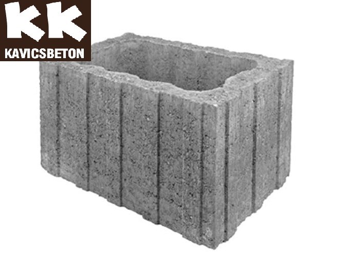 KK Kavics, Lisszabon, bord�s kos�r, 45x30x30 cm, krist�ly sz�nben