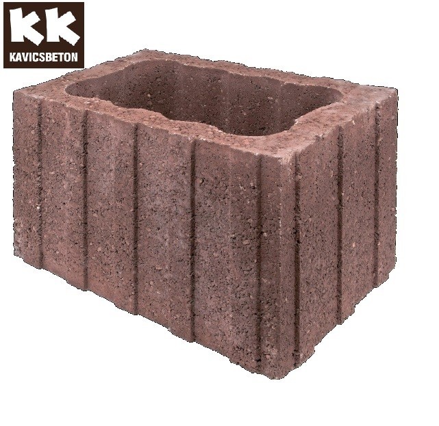 KK Kavics, Lisszabon, bord�s kos�r, 45x30x30cm, avar sz�nben