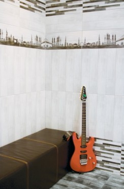 Csempe, Zalakermia Petrol matt, ZBD 53025 20*50 cm I. o.