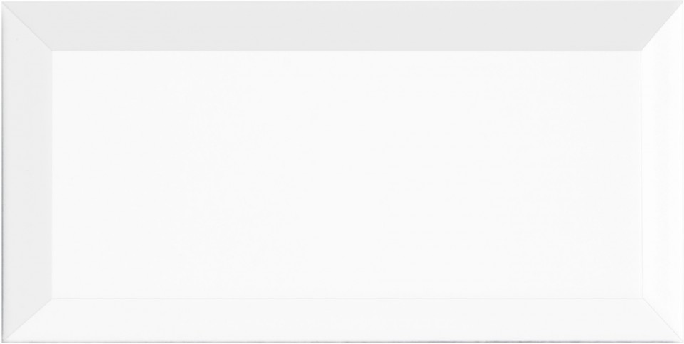 Csempe, Cer�mica �lbaro, Metro Blanco Biselado Brillo, f�nyes feh�r, 10x20 cm