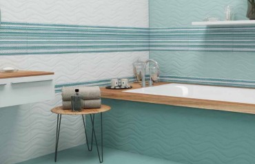 Csempe, KAI Group, Izola Green 5893, 25x50 cm 