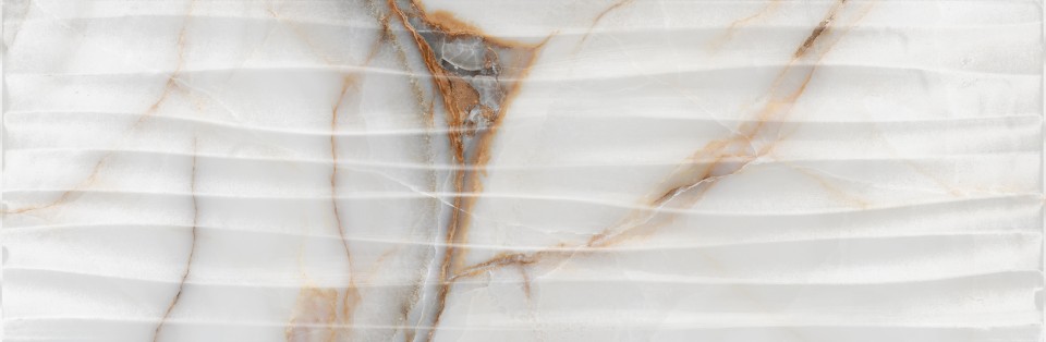 Csempe, KAI Group, Golden Onda feh�r, 4992, 24,4x74,4 cm