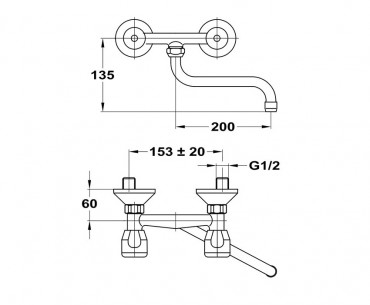 Mofm, Eurosztr mosogat csaptelep 142-0148-00