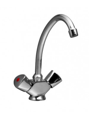 Csaptelep, Sanimix 01.1.1/1, hagyomnyos mosdcsaptelep, leereszt garnitrval