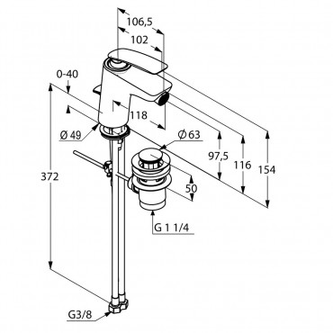 Kludi, Balance, bid csaptelep 522160575