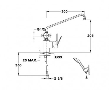 Mofm, Junior Evo KMT csaptelep 155-0050-00