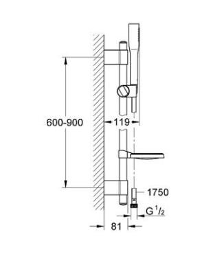 Grohe, Euphoria Cosmopolitan zuhanygarnitra, 27368000