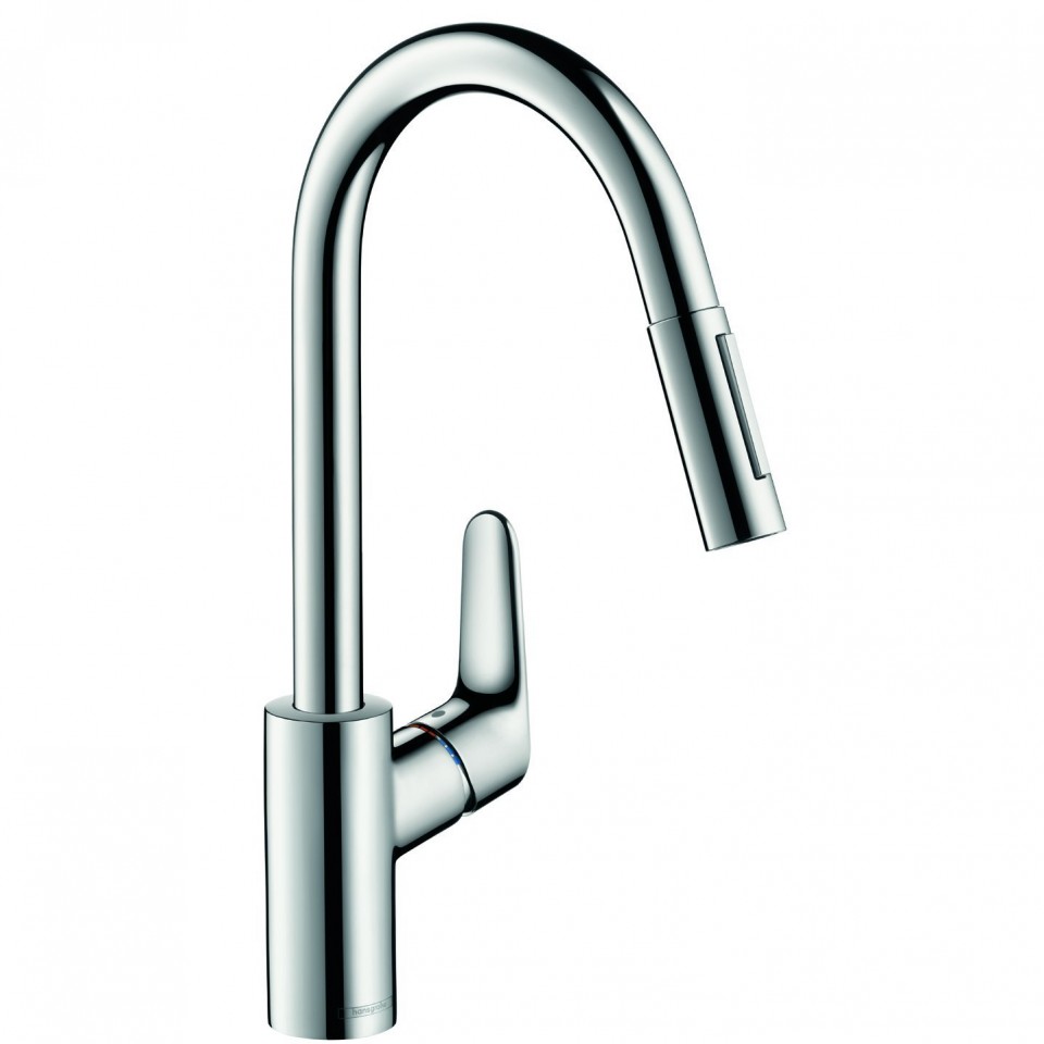 Hansgrohe, Focus, kih�zhat� zuhanyfejes konyhai csaptelep, 31815000