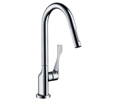 Hansgrohe, Axor Citterio, egykaros konyhai csaptelep kihzhat zuhanyfejjel, 39835000