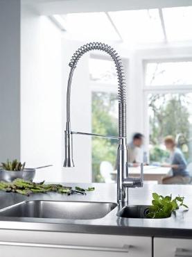 Grohe, K7 egykaros mosogat csaptelep zuhanyfejjel, 32950000