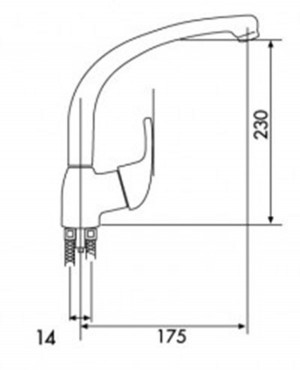 Sobime, SX50 mosogat csaptelep ll, ves, ntttnyak 95035020