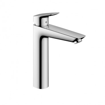Csaptelep, Hansgrohe, Logis 71090000, egykaros mosd, ComfortZone 190, lefoly garnitrval