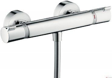 Hansgrohe, Ecostat Comfort 13116000, Termoszt�tos zuhanycsaptelep fals�kon k�v�li szerel�shez DN15