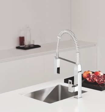 Grohe, Eurocube konyhai csaptelep, profi-spray, 31395000