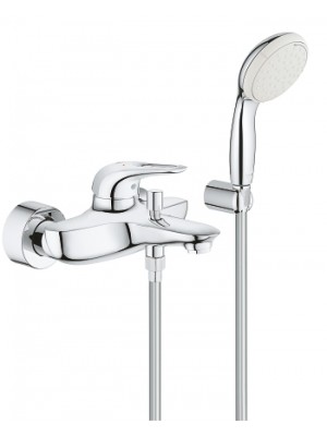 Grohe, Eurostyle egykaros kdcsaptelep fali zuhanyszettel, 3359230A