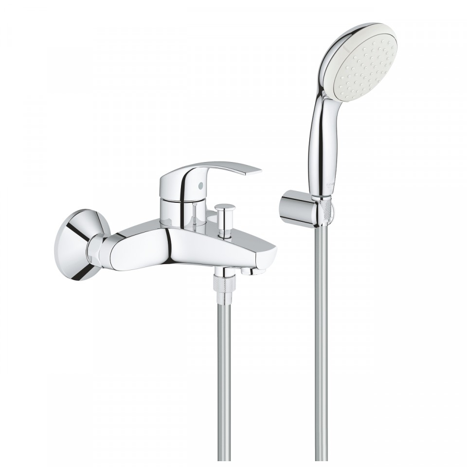 Grohe, Eurosmart egykaros kdcsaptelep fali zuhanyszettel, 3330220A