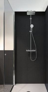 Hansgrohe, Crometta E240, 1Jet Showerpipe 27271000 Termoszttos zuhanyrendszer, 1,60 m