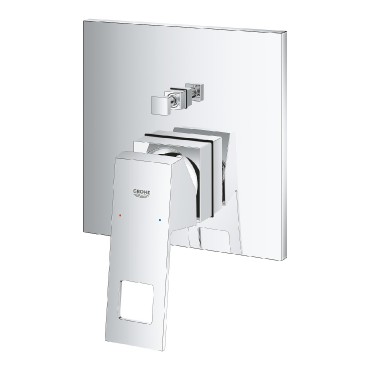 Grohe, Eurocube falba ptett zuhanycsaptelep, 2 fogyaszthoz 24062000