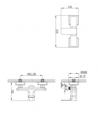 Wellis, Cosmo zuhany csaptelep, zuhanyszett nlkl ACS0206