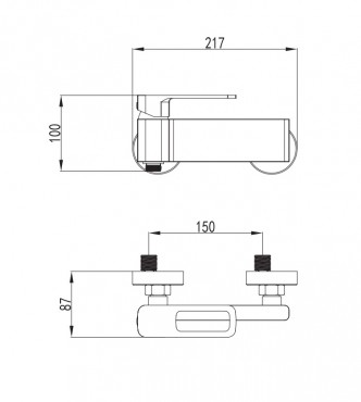 Wellis, Faust zuhany csaptelep, zuhanyszett nlkl ACS0226