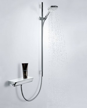 Hansgrohe, Raindance Select E 120 3jet, Unica S Puro, zuhanyszett 0,90m 26621000