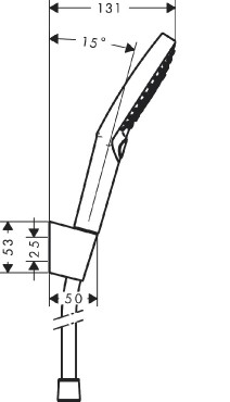 Hansgrohe, Raindance Select S 120 PowderRain zuhanyszett, 27668000