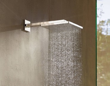 Hansgrohe, Raindance Square 300 fejzuhany, 390 mm zuhanykarral 26238000