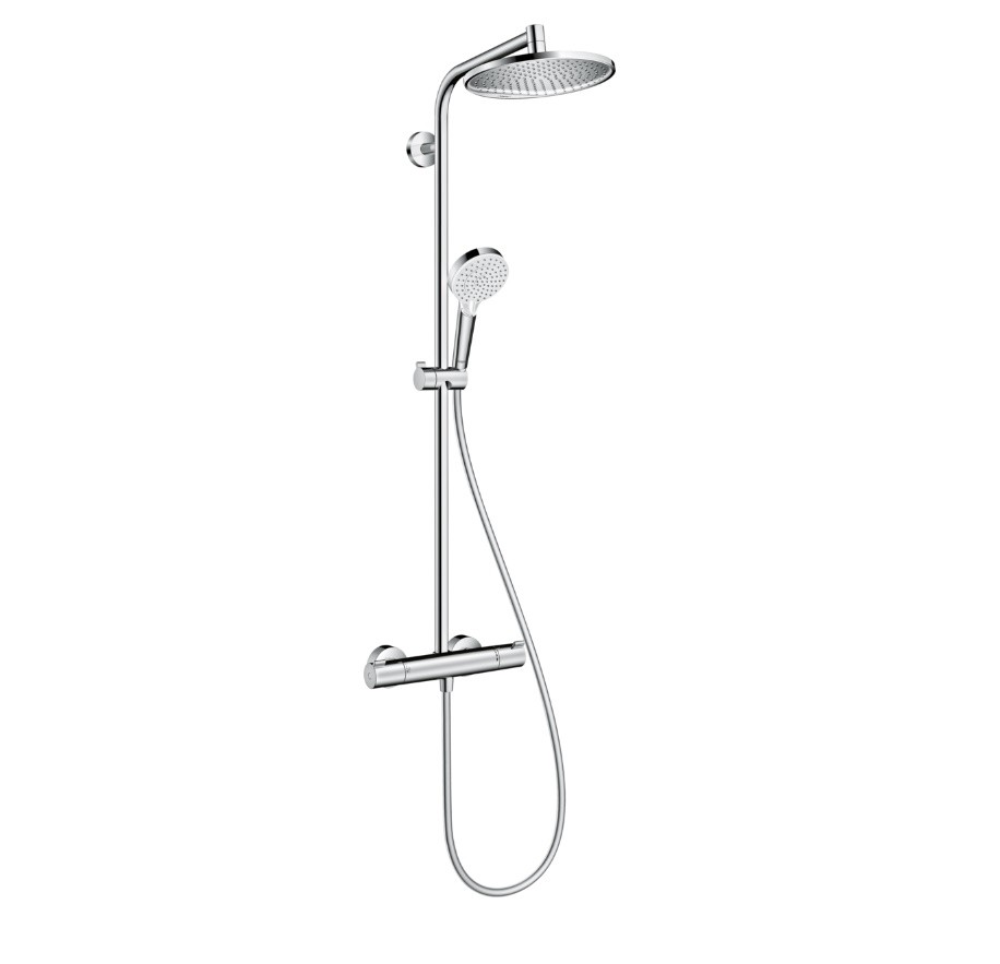 Hansgrohe Crometta S 240 Showerpipe, Termoszt�tos zuhanyrendszer, 27267000