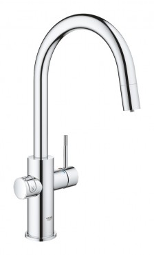 Mosogat csaptelep, Grohe, Blue Home 31541000, vzszrs konyhai csaptelep, kihzhat zuhanyfejjel, kezd kszlet