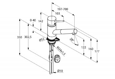 Kludi, Scope mosogat csaptelep, krm 339310575