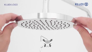 Kludi, Logo Dual Shower termoszttos zuhanyrendszer 6809205-00