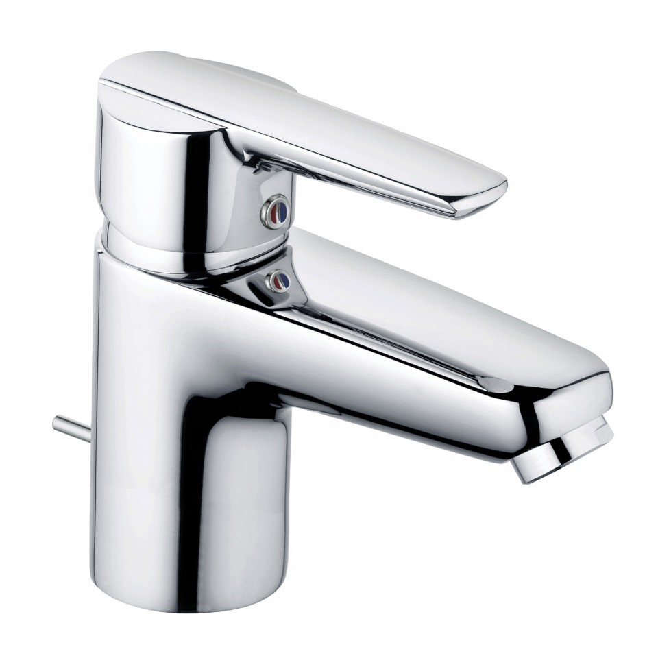 Kludi, Active, egykaros mosd�, leereszt� garnit�r�val 383840561