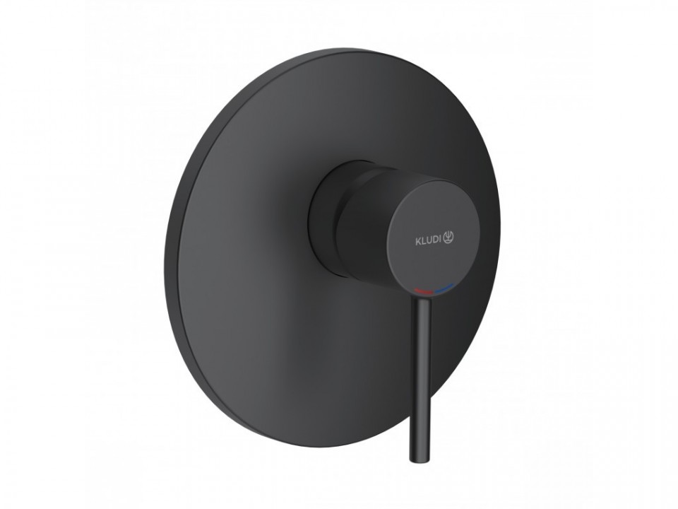 Kludi, Bozz, fals�k alatti, zuhany csaptelep, matt fekete, 386553976