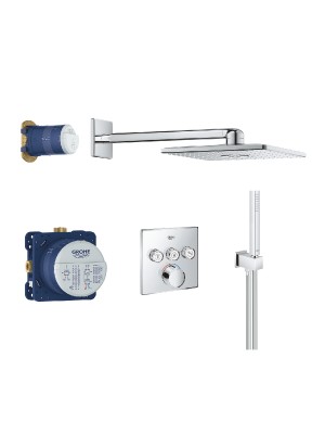 Grohe, SmartControl, termoszttos zuhanyrendszer, 3 utas, 34712000