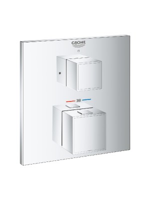 Grohe, Grohtherm Cube termoszttos kever 1 kimenethez elzr szeleppel, 24153000