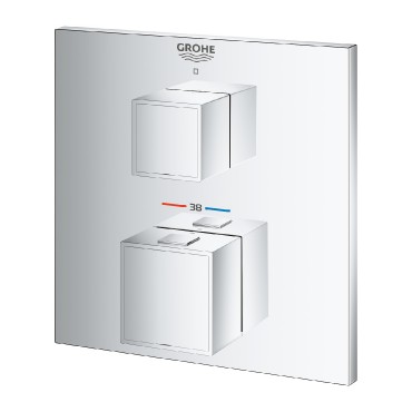 Csaptelep, Grohe, Grohtherm Cube 24153000, termoszttos, zuhanycsaptelep, 1 fogyaszts