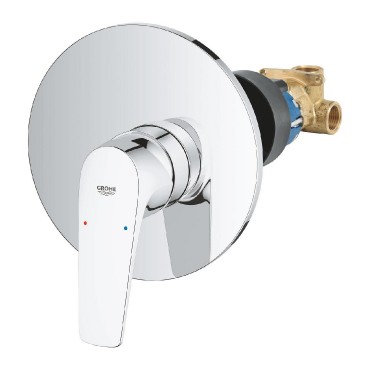 Csaptelep, Grohe, Bauflow 29112000, egykaros, zuhanycsaptelep, alaptesttel