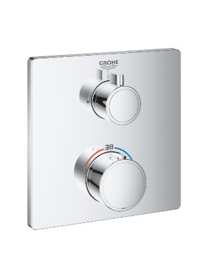 Grohe, Grohtherm, termoszttos csaptelep, 1 kimenethez elzr szeleppel, 24078000